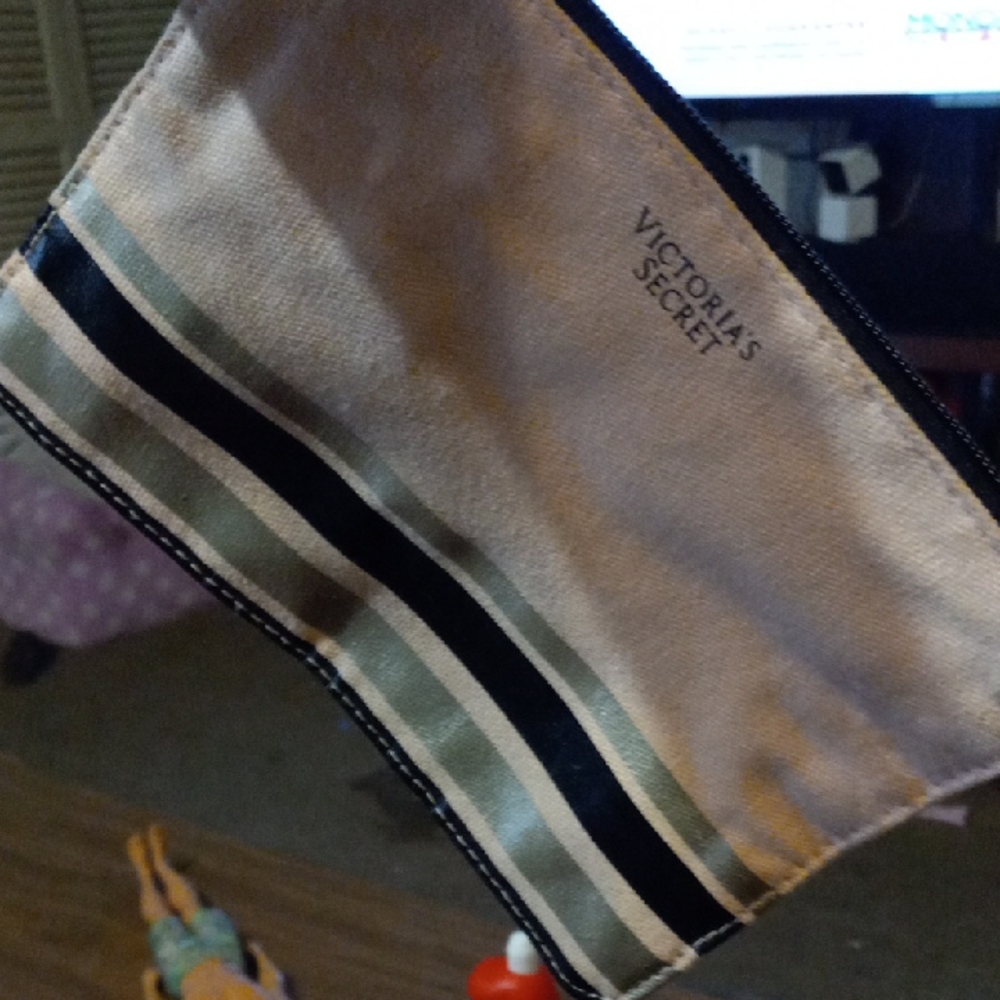 Victoria's Secret Striped Pouch
